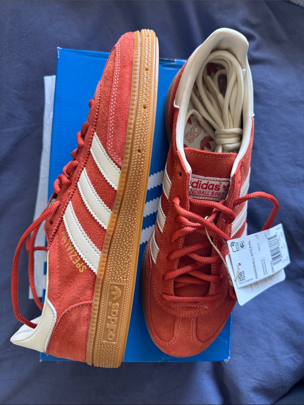 Adidas Originals Handball Spezial Red Suede Men’s 9.5 / Women’s 10.5 NWT